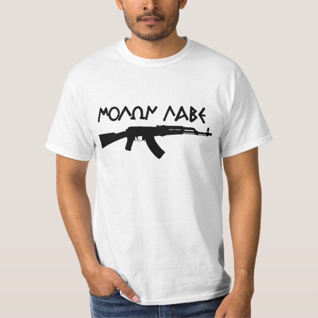 Camiseta Molon Labe AK47 (Anverso)