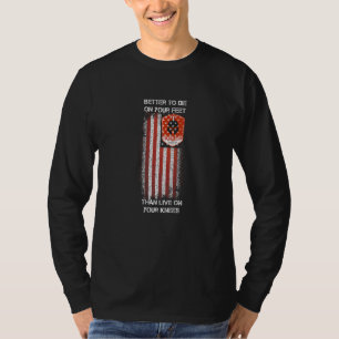 Camiseta Molon Labe Guerrero Espartano Hombres Bandera Amer