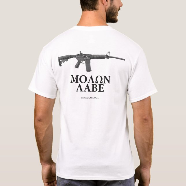 Camiseta Molon Labe T-Shirt (Reverso)
