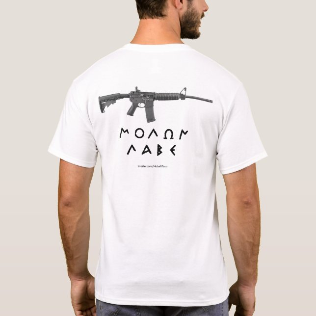 Camiseta Molon Labe T-Shirt (Reverso)