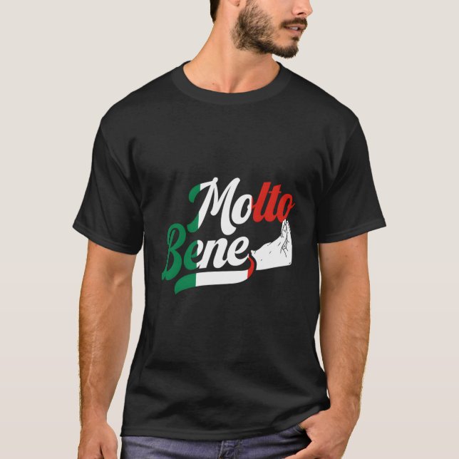 Camiseta Molto Bene italiano (Anverso)