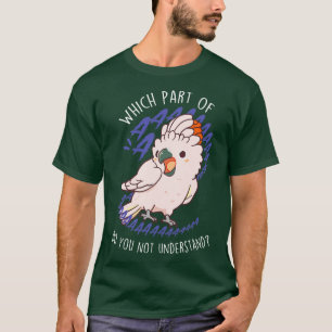 Camiseta Moluccan Cockatoo Parrot Aaaa