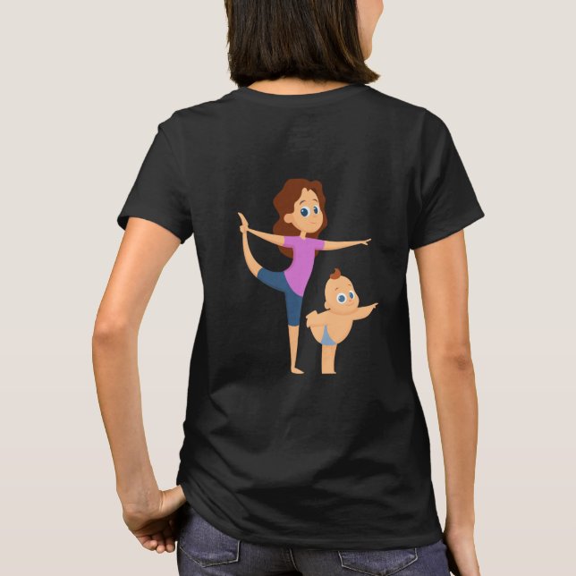 Camiseta MOM Alinear tu mente yoga (Reverso)