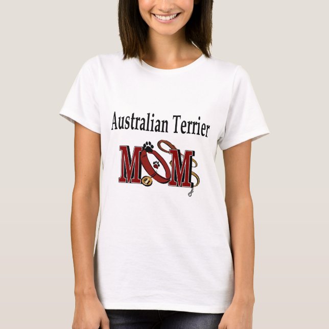 Camiseta MOM australiano de perros de terror (Anverso)