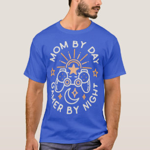 Camiseta Mom By Day Gamer By NightFunny Mothers Day Video G