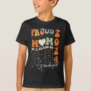 Camiseta Mom Cl De 2024 Senior 24 Graduate Graduation Groov
