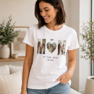 Camiseta MOM Corazón con Foto Personalizada de Mod