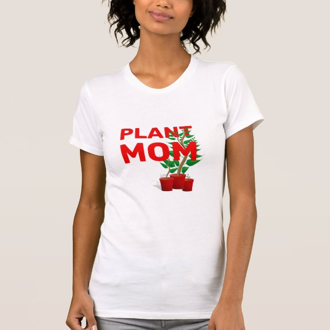 Camiseta MOM DE PLANTA Elegante (Anverso)