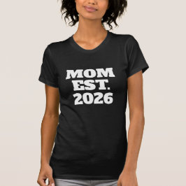 Camiseta Mom Established New Mom Gift T-Shirt
