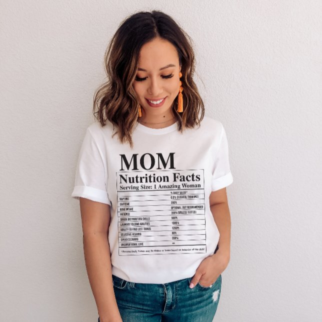 Camiseta Mom Facts Mother's Day (Subido por el creador)