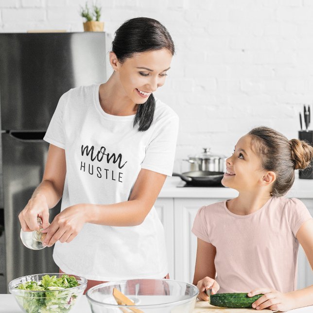Camiseta Mom Hustle | Moderno y elegante Día de la Madre (Subido por el creador)