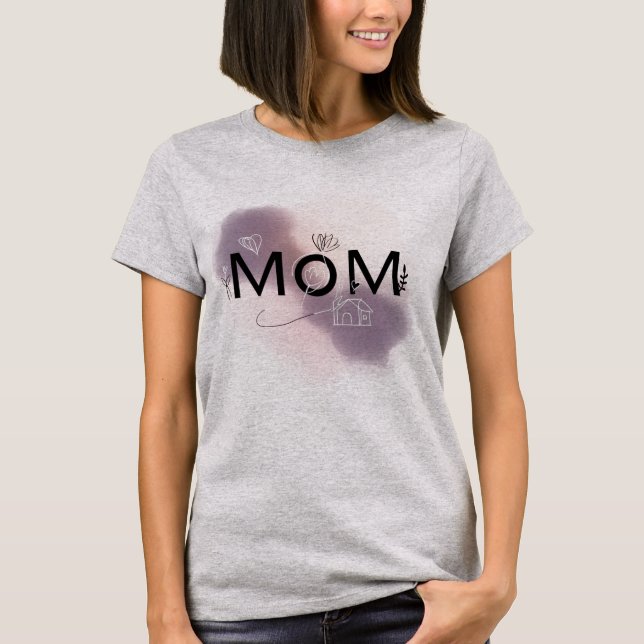Camiseta Mom: Invisibility Cloak Superhero (Anverso)