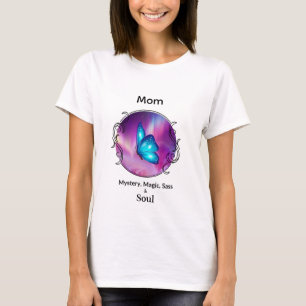 Camiseta Mom Is Mystery Magic Sass & Soul Mariposa