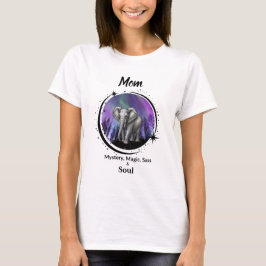 Camiseta Mom Is Mystery Magic Sass & Soul T-Shirt Elephant