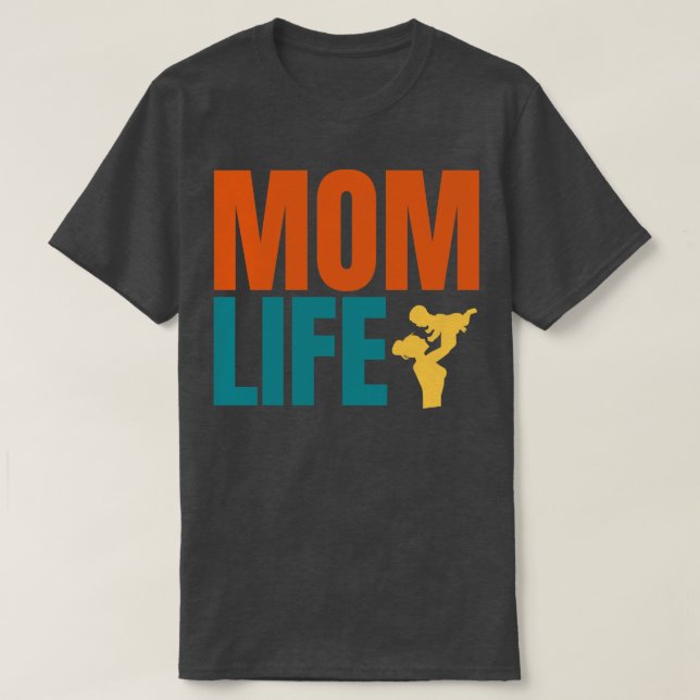 CAMISETA MOM LIFE (Diseño del anverso)