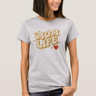Camiseta Mom Life estilo 70 regalo 