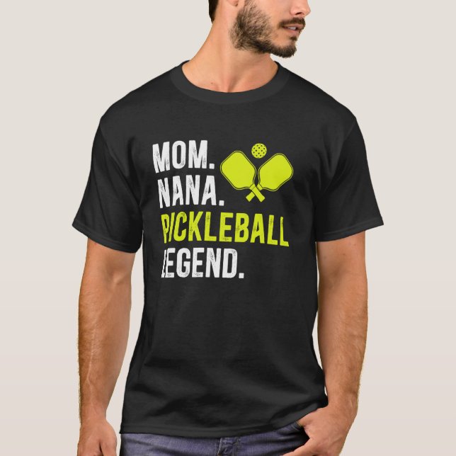 Camiseta Mom Nana Pickleball Nana Pickleball Player Nana Gr (Anverso)