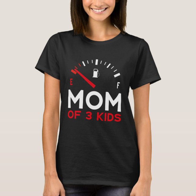 Camiseta Mom of 3 Children Mother's Day (Anverso)