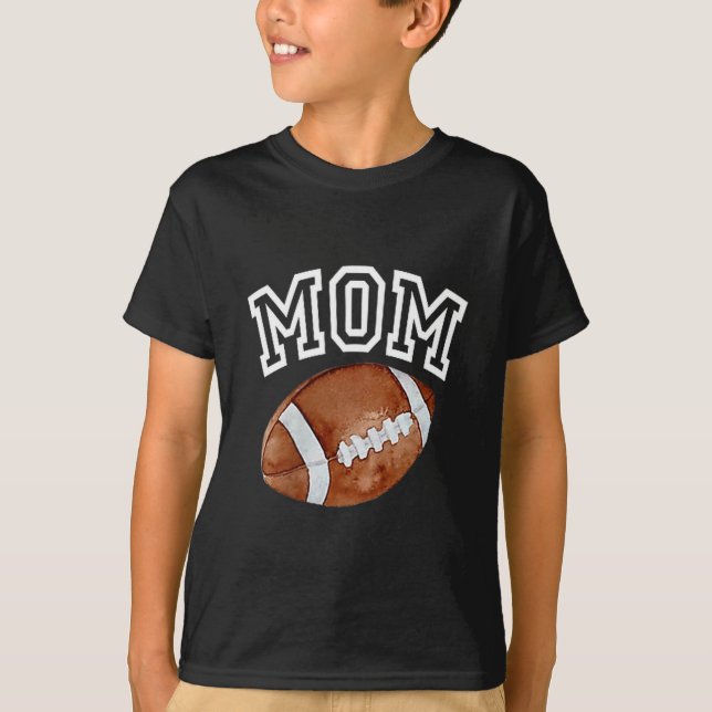Camiseta Mom Of The 1 Year Old Football Birthday Boy Family (Anverso)