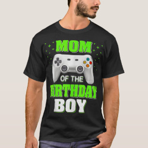 Camiseta Mom of the Birthday Boy Matching Video Gamer Birth