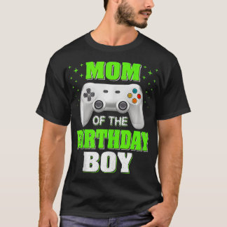 Camiseta Mom of the Birthday Boy Matching Video Gamer Birth