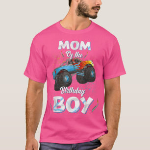 Camiseta Mom Of The Birthday Boy Monster Truck Bday Women M