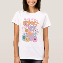 Camiseta Mom of the Spooky One Hippie Halloween
