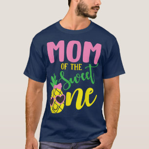 Camiseta Mom of the Sweet One Pineapple 1st Birthday Girl F