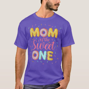 Camiseta Mom Of The Sweet One Shirt 1st Bday Donut Mother M