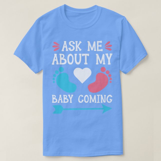Camiseta Mom To Be Pregnancy Announcement Gender Reveal Bab (Diseño del anverso)