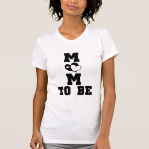 Camiseta MOM to Be - Texto negro