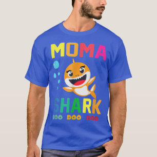 Camiseta Moma Shark Moma Día de la Madre familiar del amant