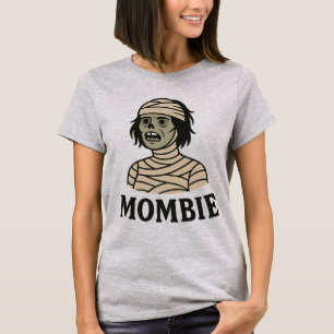 Camiseta MOMBIE - Funny diseño de Halloween para mamás cans
