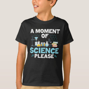 Camiseta Momento de enseñanza de ciencia divertida sobre q