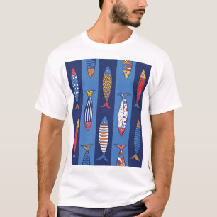 Camiseta Momento de juego acuático: Fantasía de peces para