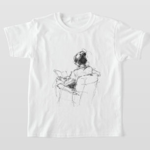 Camiseta Momento de lectura del libro Lover - Lector acoged