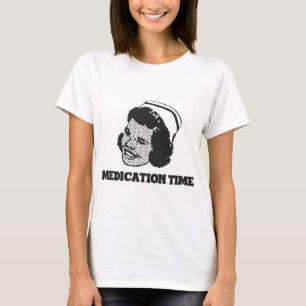 Camiseta Momento de Medicación Enfermera Divertida Parodia 