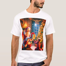 Camiseta Momento de regalo para Navidades mágicos