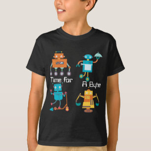 Camiseta Momento divertido para los robots infantiles para 