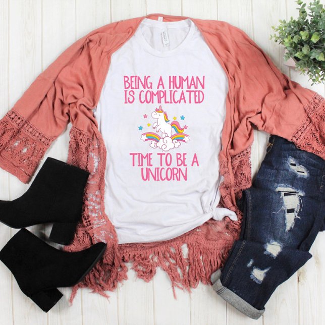 Camiseta Momento gracioso de ser unicornio (Subido por el creador)