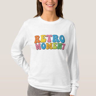 Camiseta Momento retro - Tee de manga larga para mujeres de