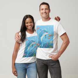 Camiseta Momentos alegres de delfines