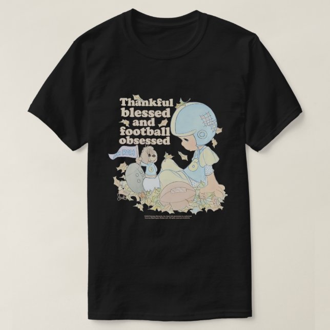 Camiseta Momentos preciosos bendecidos y obsequios por el f (Diseño del anverso)