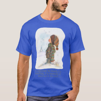 Camiseta Momentos Preciosos De La Belleza De Un Copo De Nie