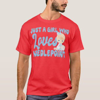 Camiseta Momentos preciosos sólo un Chica que ama el punto