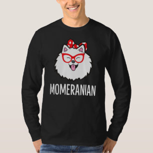 Camiseta Momerania Funny Pomeranian Mom Cute Mascota Pomera