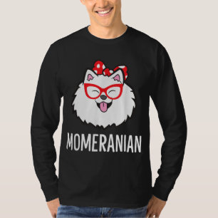 Camiseta Momerania Funny Pomeranian Mom Cute Mascota Pomera