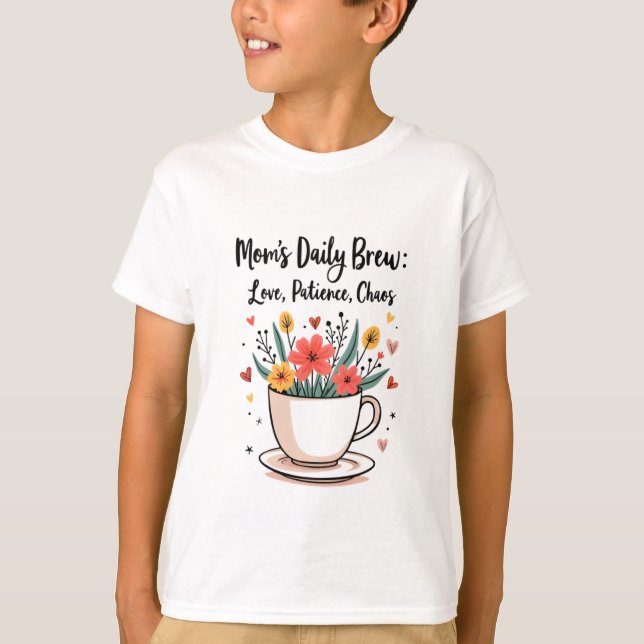 Camiseta Momes Daily Brew : El amor de una madre (Anverso)