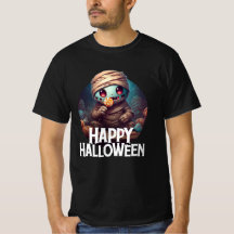 Momia Comiendo Dulces Feliz Halloween