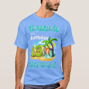 Camiseta Momia Cuta De La Sirena Del 13 Aniversario